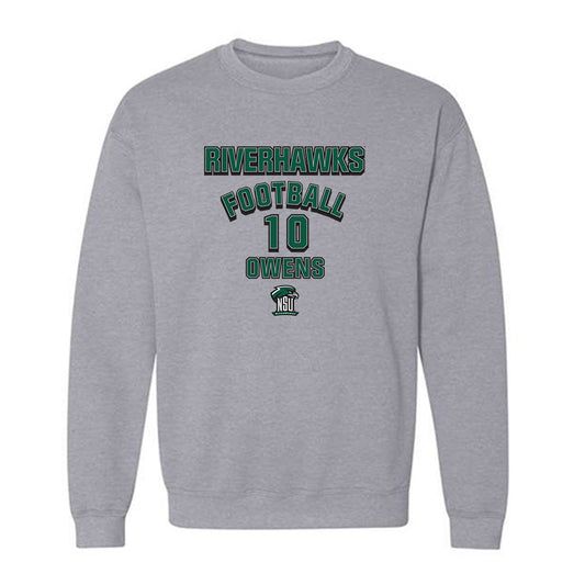 Northeastern State - NCAA Football : Marvelous Owens - Classic Fashion Shersey Crewneck Sweatshirt-0