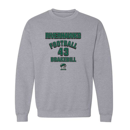 Northeastern State - NCAA Football : Kale Brakebill - Classic Fashion Shersey Crewneck Sweatshirt-0