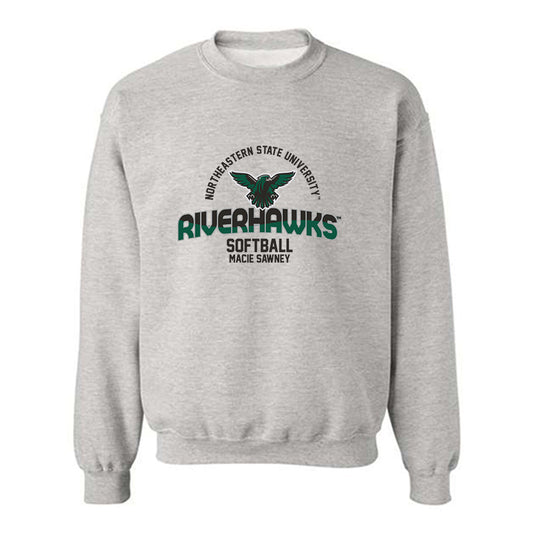 Northeastern State - NCAA Softball : Macie Sawney - Classic Fashion Shersey Crewneck Sweatshirt-0