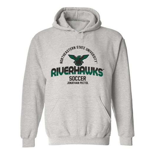 Northeastern State - NCAA Men's Soccer : Jonathan Pectol - Classic Fashion Shersey Hooded Sweatshirt-0