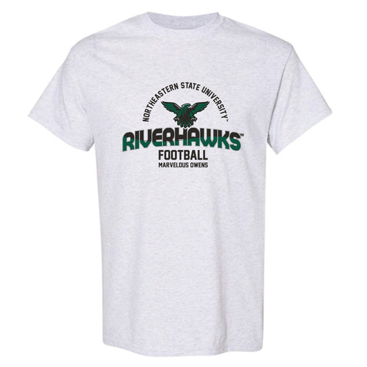 Northeastern State - NCAA Football : Marvelous Owens - Classic Fashion Shersey T-Shirt-0