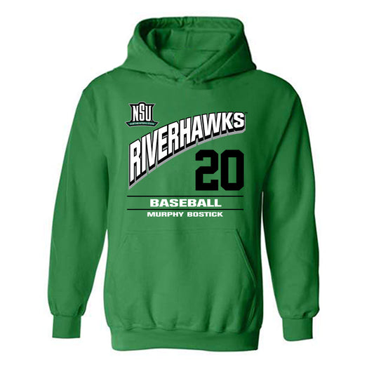 Northeastern State - NCAA Baseball : Murphy Bostick - Classic Fashion Shersey Hooded Sweatshirt-0