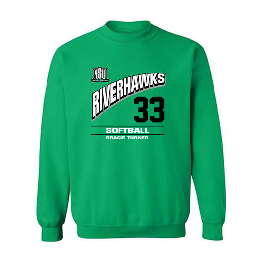 Northeastern State - NCAA Softball : Gracie Turned - Classic Fashion Shersey Crewneck Sweatshirt-0