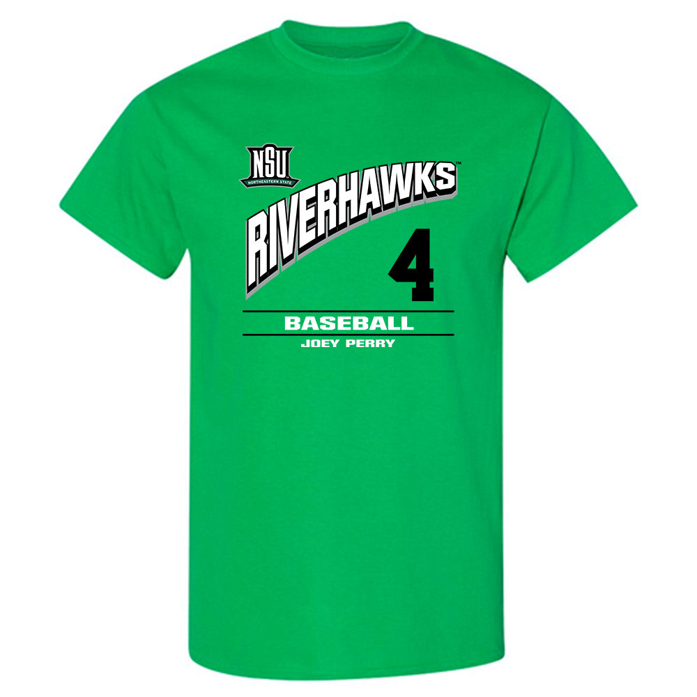 Northeastern State - NCAA Baseball : Joey Perry - Classic Fashion Shersey T-Shirt-0