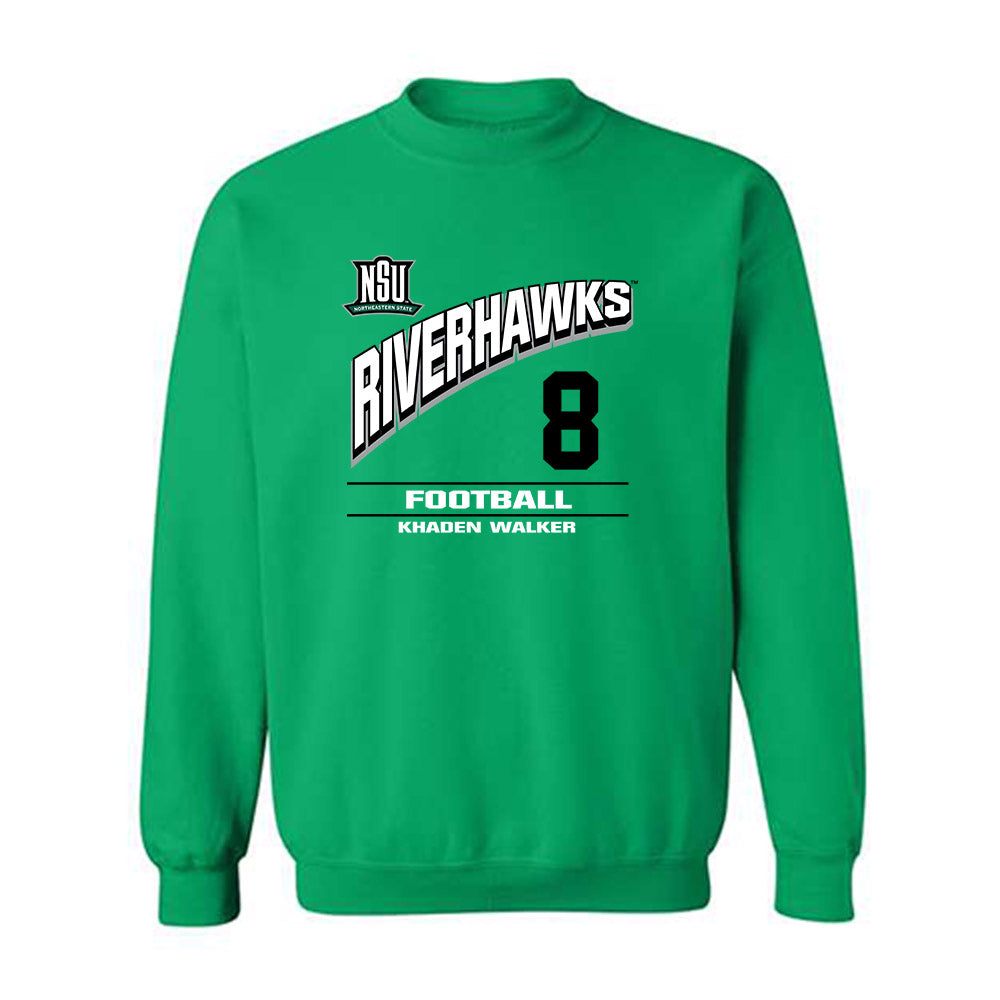 Northeastern State - NCAA Football : Khaden Walker - Classic Fashion Shersey Crewneck Sweatshirt-0
