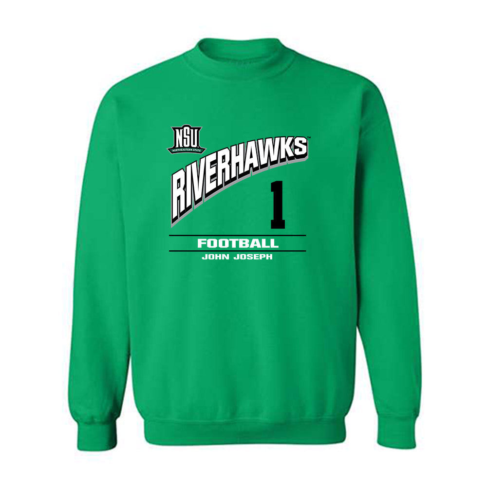 Northeastern State - NCAA Football : John Joseph - Classic Fashion Shersey Crewneck Sweatshirt-0