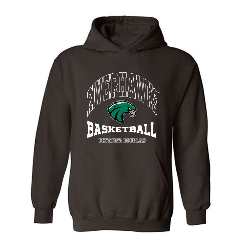 Northeastern State - NCAA Women's Basketball : Deyanna Douglas - Classic Fashion Shersey Hooded Sweatshirt-0