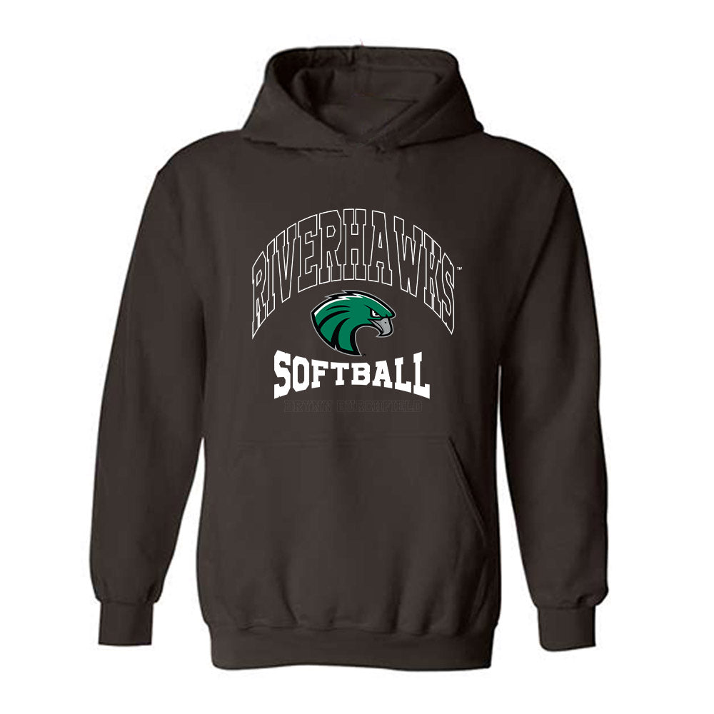 Northeastern State - NCAA Softball : Brynn Burchfield - Classic Fashion Shersey Hooded Sweatshirt-0