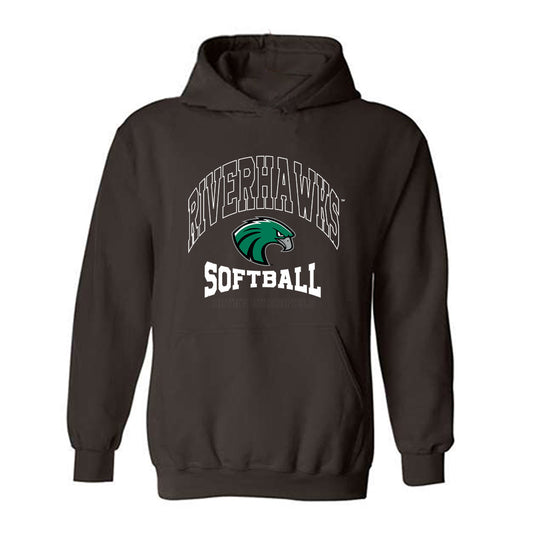 Northeastern State - NCAA Softball : Brynn Burchfield - Classic Fashion Shersey Hooded Sweatshirt-0