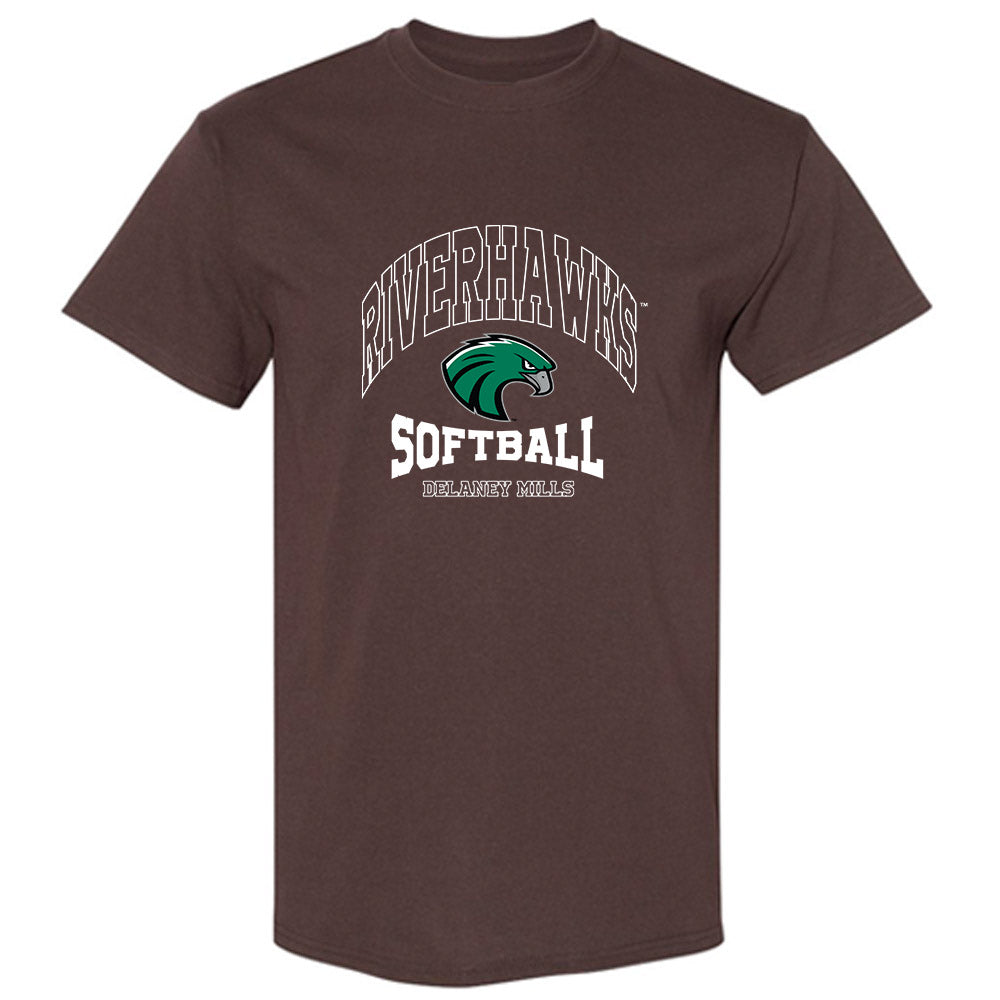 Northeastern State - NCAA Softball : Delaney Mills - Classic Fashion Shersey T-Shirt-0