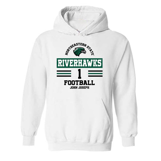 Northeastern State - NCAA Football : John Joseph - Classic Fashion Shersey Hooded Sweatshirt-0