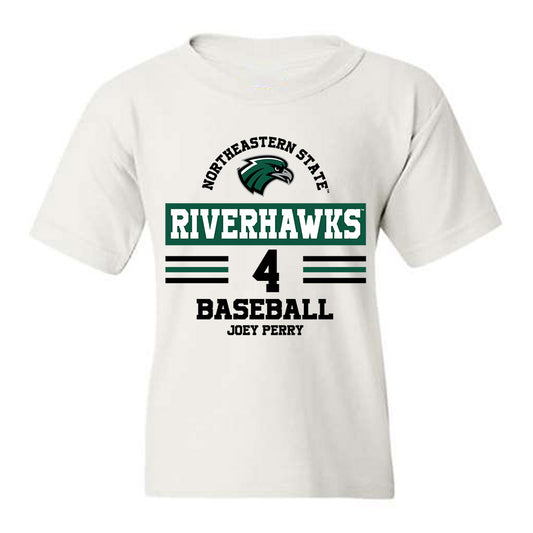 Northeastern State - NCAA Baseball : Joey Perry - Classic Fashion Shersey Youth T-Shirt-0