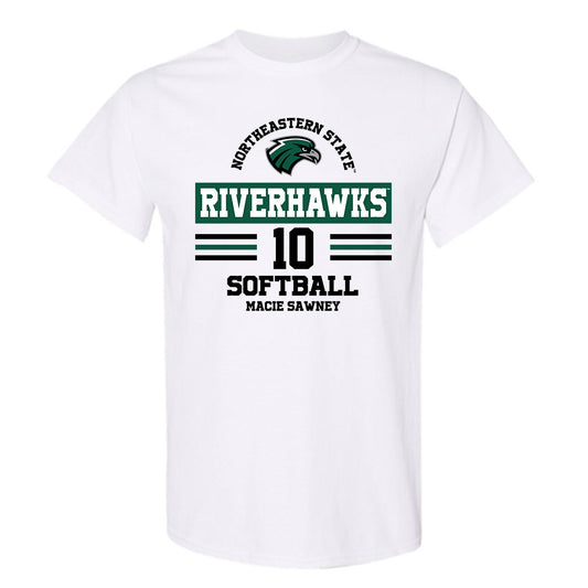 Northeastern State - NCAA Softball : Macie Sawney - Classic Fashion Shersey T-Shirt-0