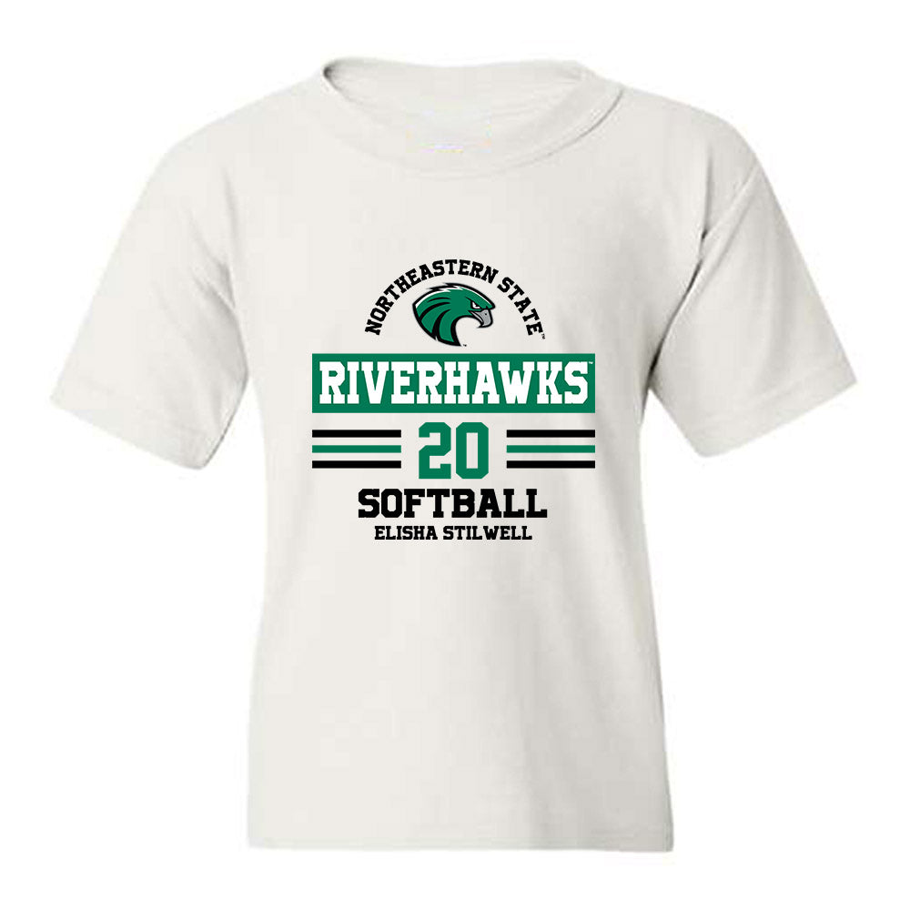 Northeastern State - NCAA Softball : Elisha Stilwell - Classic Fashion Shersey Youth T-Shirt-0