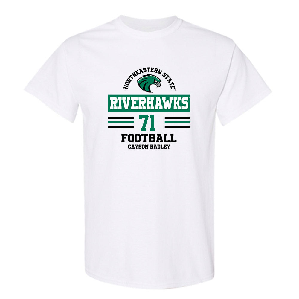 Northeastern State - NCAA Football : Cayson Badley - Classic Fashion Shersey T-Shirt-0