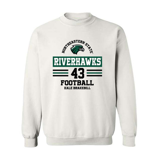 Northeastern State - NCAA Football : Kale Brakebill - Classic Fashion Shersey Crewneck Sweatshirt-0