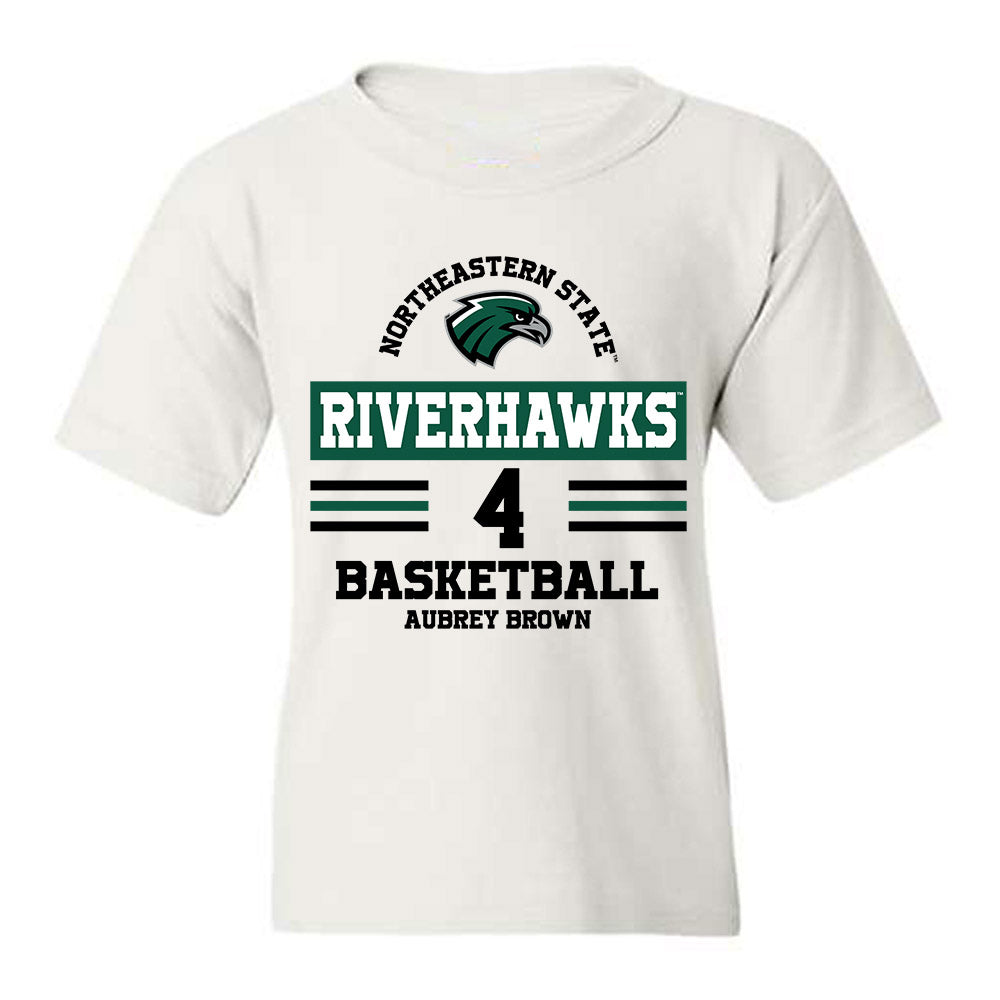 Northeastern State - NCAA Women's Basketball : Aubrey Brown - Classic Fashion Shersey Youth T-Shirt-0