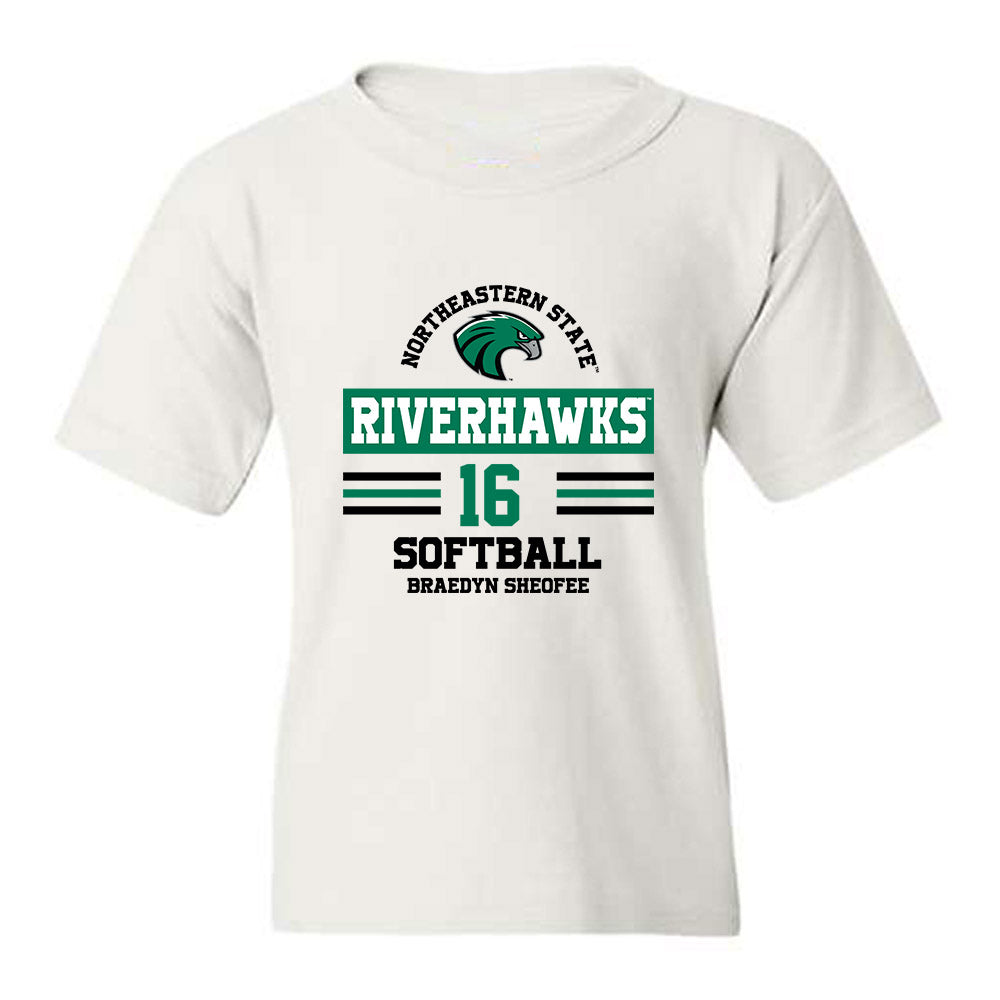 Northeastern State - NCAA Softball : Braedyn Sheofee - Classic Fashion Shersey Youth T-Shirt-0
