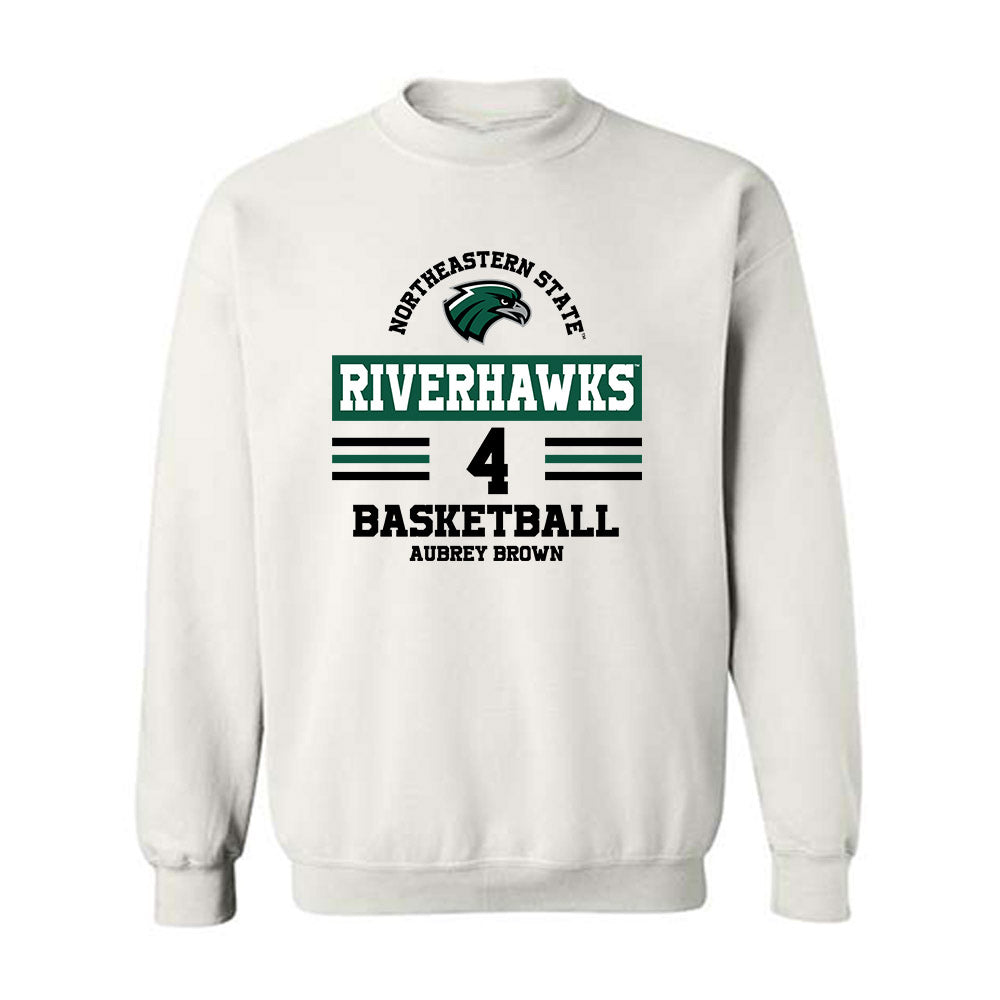 Northeastern State - NCAA Women's Basketball : Aubrey Brown - Classic Fashion Shersey Crewneck Sweatshirt-0