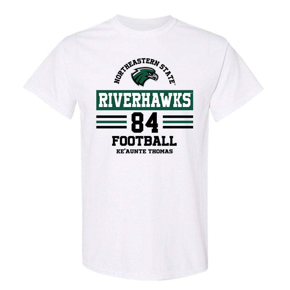 Northeastern State - NCAA Football : Ke'Aunte Thomas - Classic Fashion Shersey T-Shirt-0