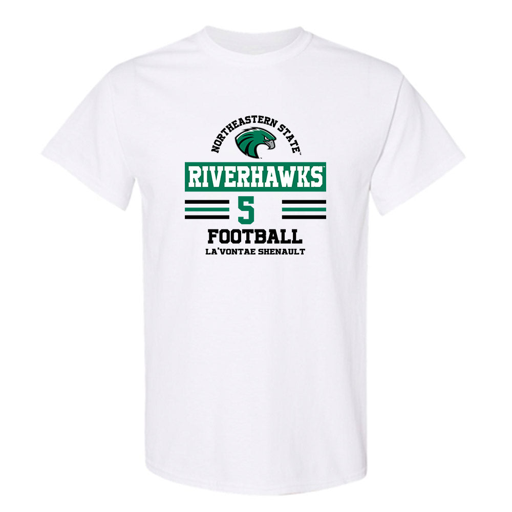 Northeastern State - NCAA Football : La'Vontae Shenault - Classic Fashion Shersey T-Shirt-0