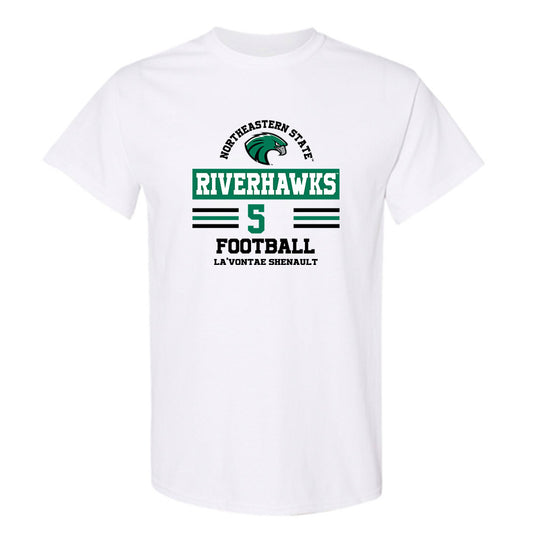 Northeastern State - NCAA Football : La'Vontae Shenault - Classic Fashion Shersey T-Shirt-0