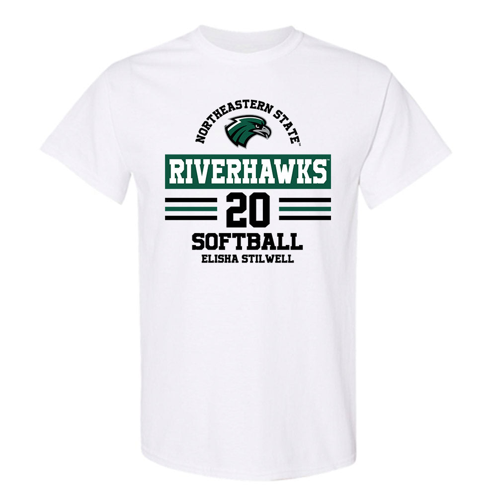 Northeastern State - NCAA Softball : Elisha Stilwell - Classic Fashion Shersey T-Shirt-0