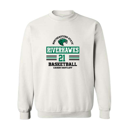 Northeastern State - NCAA Men's Basketball : Caison Hartloff - Classic Fashion Shersey Crewneck Sweatshirt-0