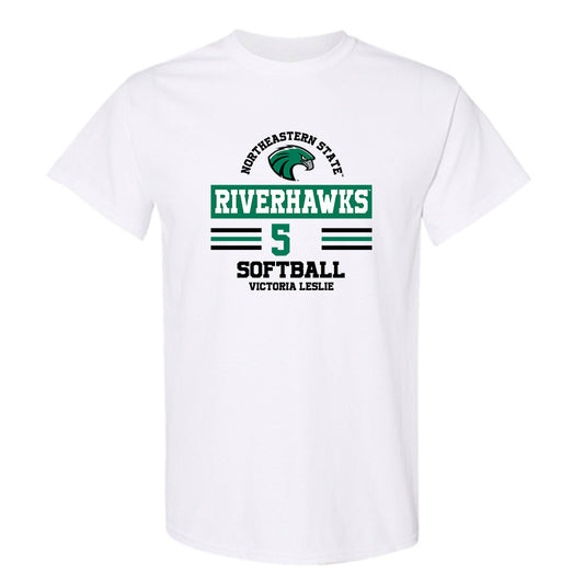Northeastern State - NCAA Softball : Victoria Leslie - Classic Fashion Shersey T-Shirt-0