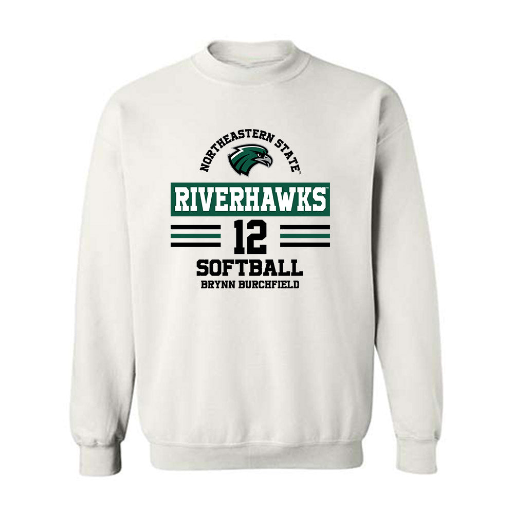 Northeastern State - NCAA Softball : Brynn Burchfield - Classic Fashion Shersey Crewneck Sweatshirt-0