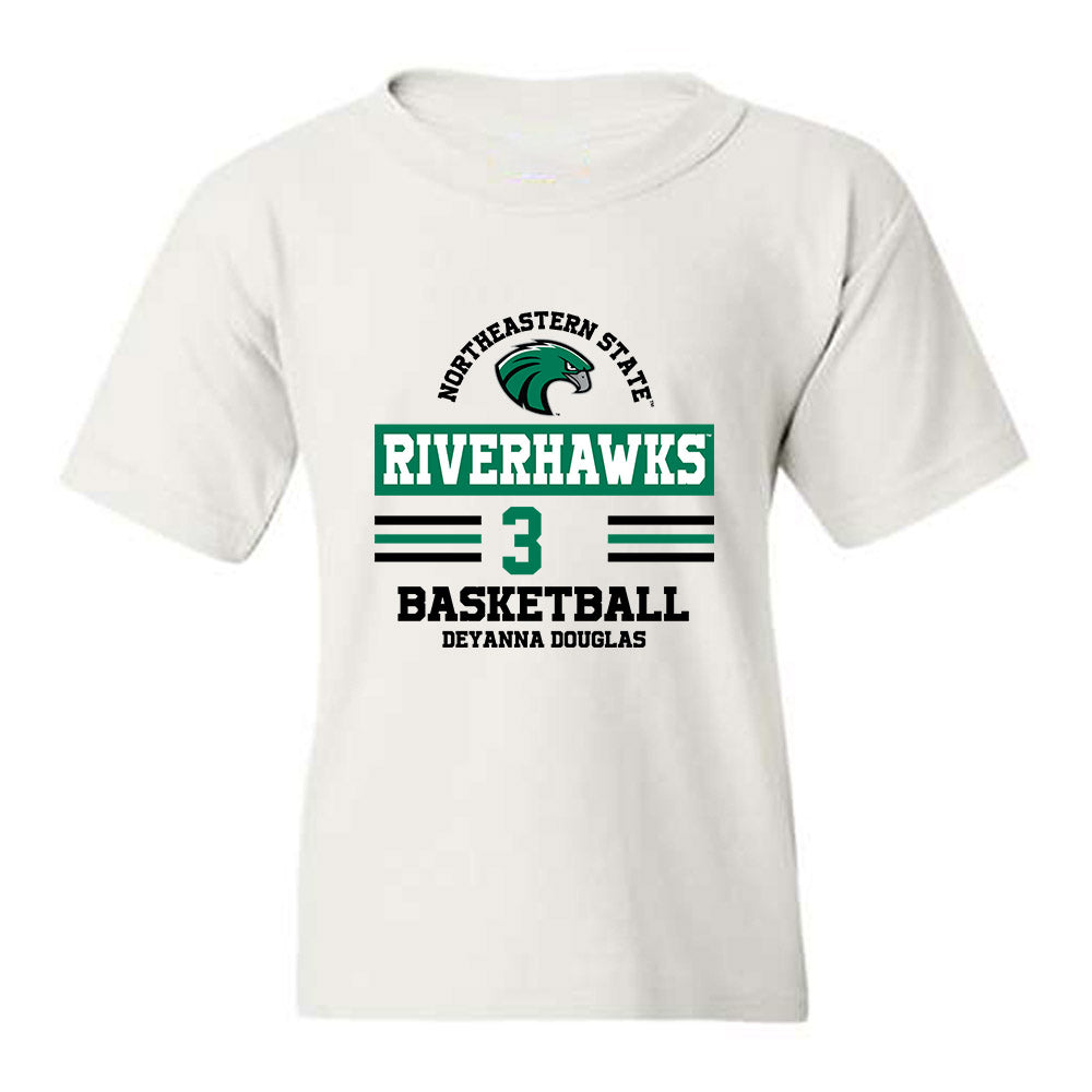 Northeastern State - NCAA Women's Basketball : Deyanna Douglas - Classic Fashion Shersey Youth T-Shirt-0