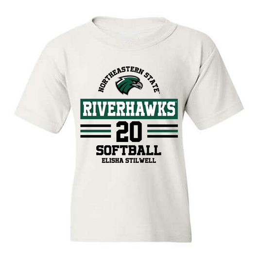 Northeastern State - NCAA Softball : Elisha Stilwell - Classic Fashion Shersey Youth T-Shirt-0