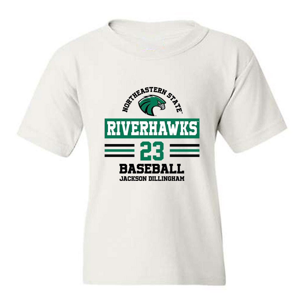 Northeastern State - NCAA Baseball : Jackson Dillingham - Classic Fashion Shersey Youth T-Shirt-0