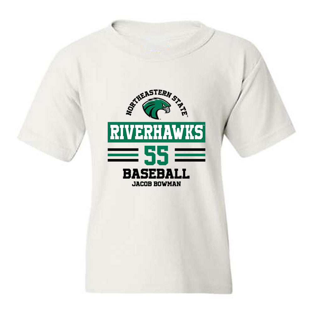 Northeastern State - NCAA Baseball : Jacob Bowman - Classic Fashion Shersey Youth T-Shirt-0
