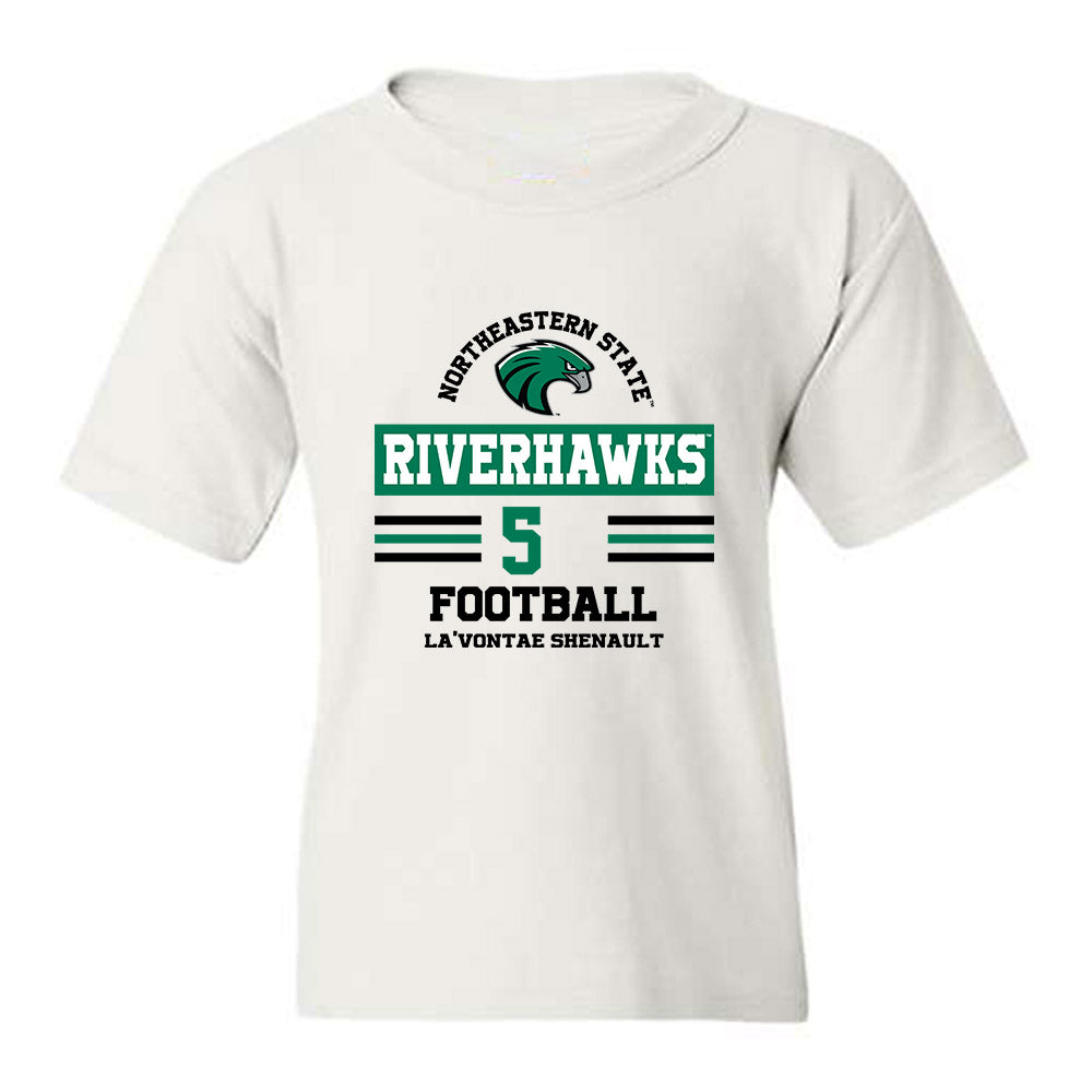 Northeastern State - NCAA Football : La'Vontae Shenault - Classic Fashion Shersey Youth T-Shirt-0
