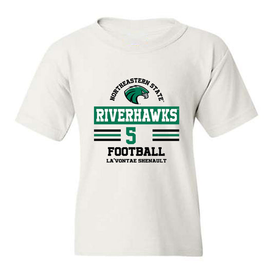 Northeastern State - NCAA Football : La'Vontae Shenault - Classic Fashion Shersey Youth T-Shirt-0