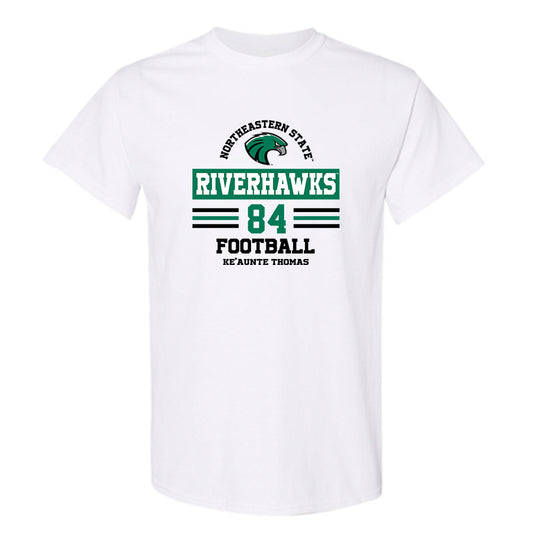 Northeastern State - NCAA Football : Ke'Aunte Thomas - Classic Fashion Shersey T-Shirt-0