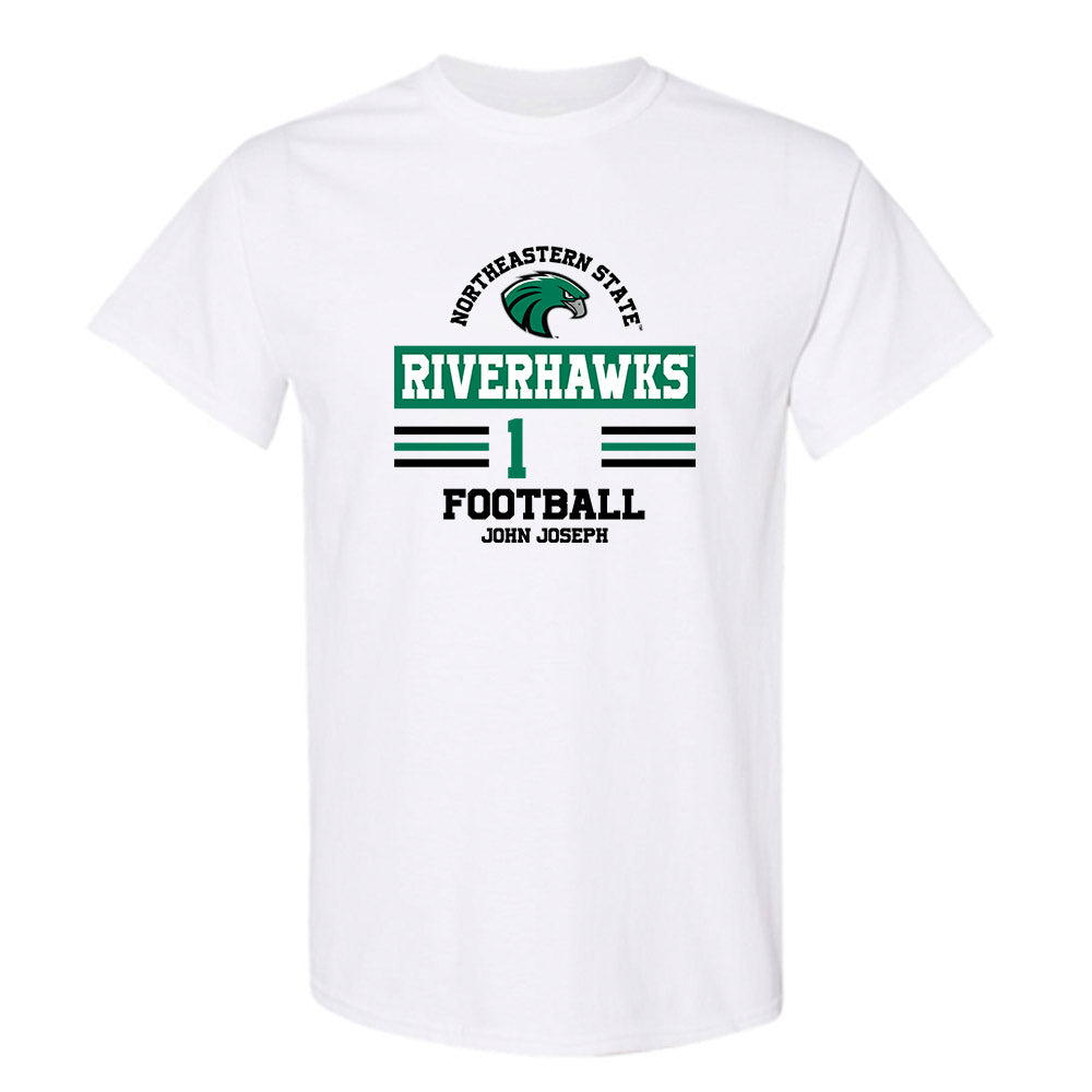 Northeastern State - NCAA Football : John Joseph - Classic Fashion Shersey T-Shirt-0