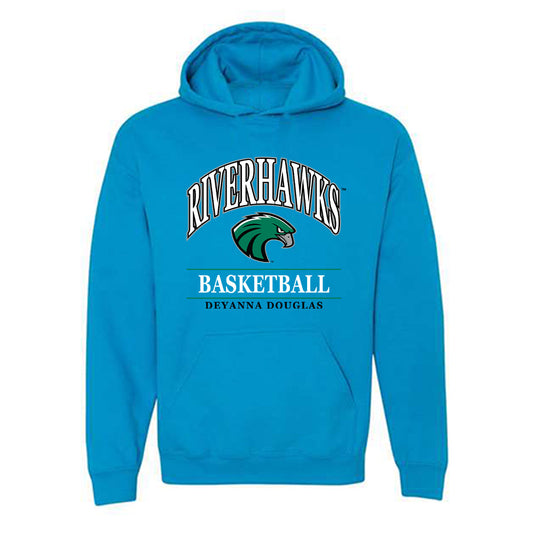 Northeastern State - NCAA Women's Basketball : Deyanna Douglas - Classic Fashion Shersey Hooded Sweatshirt-0