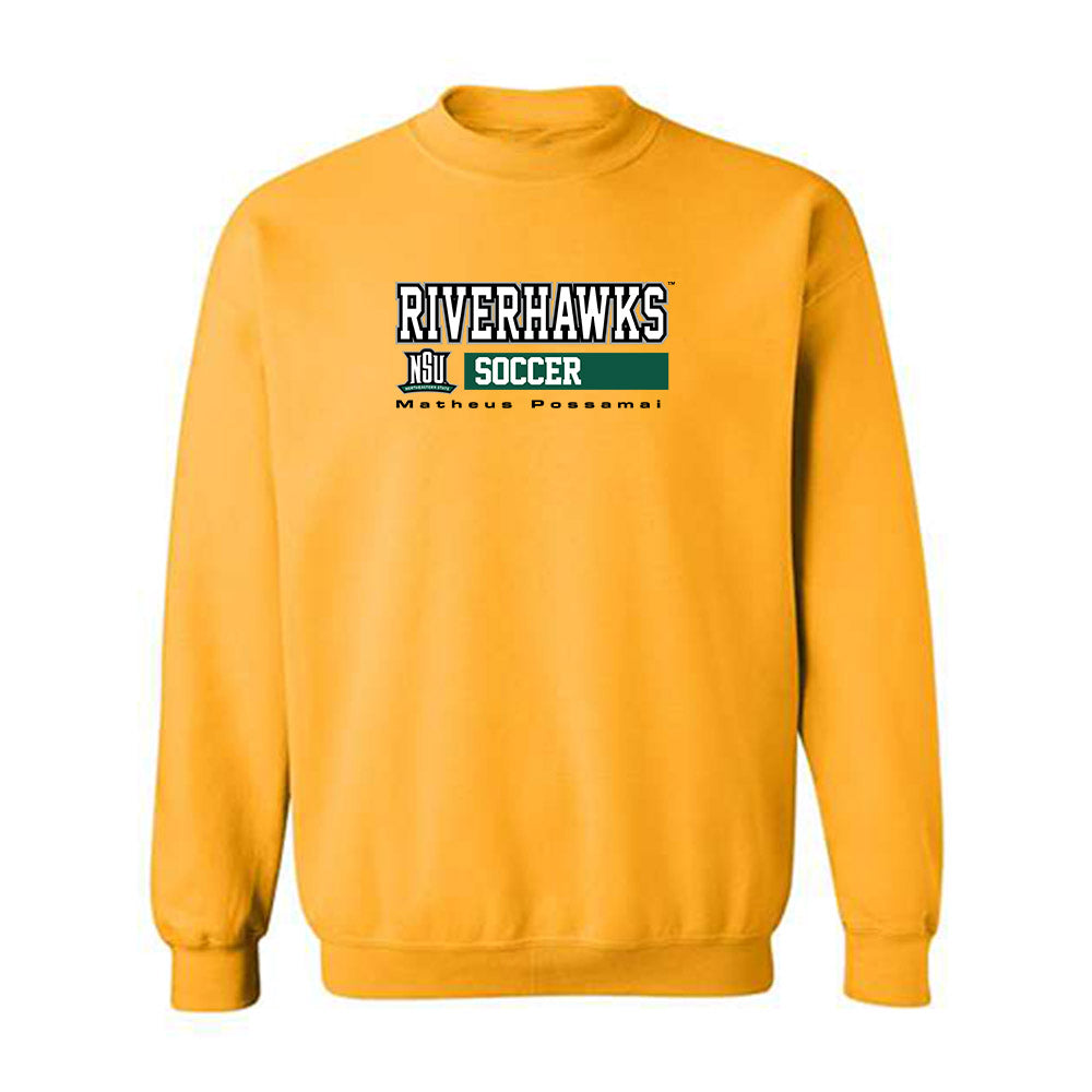 Northeastern State - NCAA Men's Soccer : Matheus Possamai - Classic Fashion Shersey Crewneck Sweatshirt-0