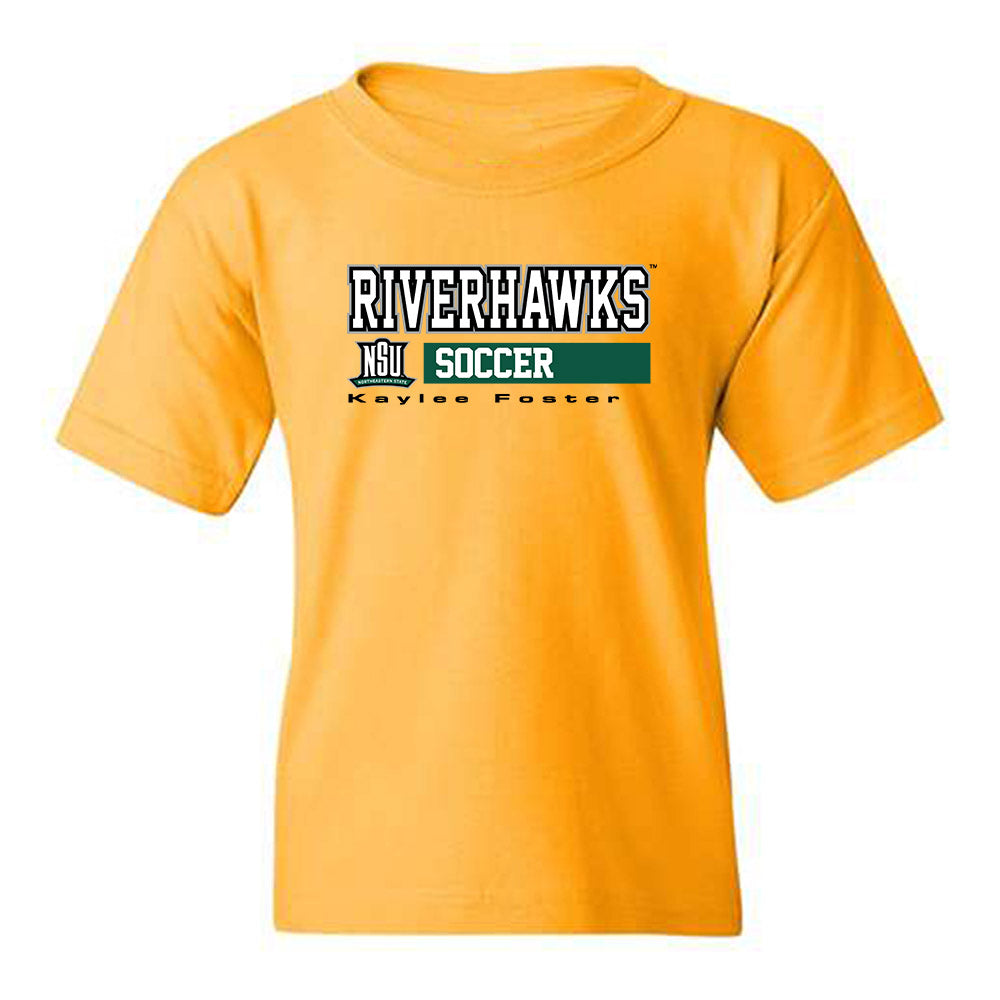 Northeastern State - NCAA Women's Soccer : Kaylee Foster - Classic Fashion Shersey Youth T-Shirt-0