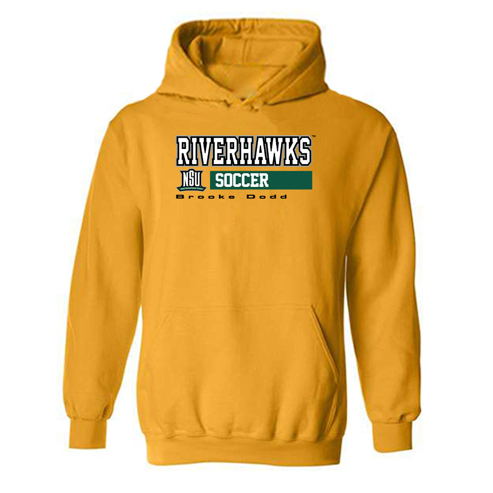 Northeastern State - NCAA Women's Soccer : Brooke Dodd - Classic Fashion Shersey Hooded Sweatshirt-0