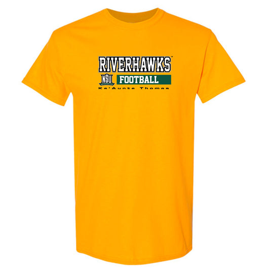 Northeastern State - NCAA Football : Ke'Aunte Thomas - Classic Fashion Shersey T-Shirt-0