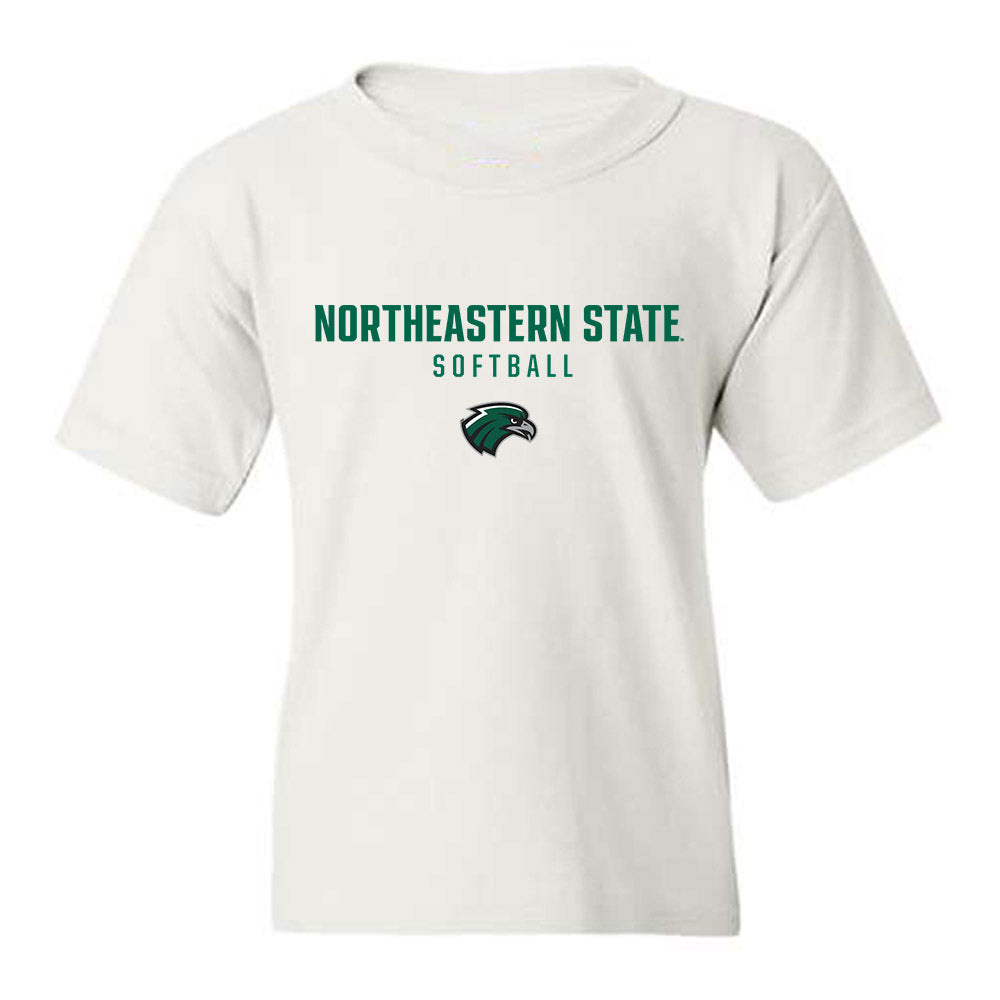 Northeastern State - NCAA Softball : Macie Sawney - Classic Shersey Youth T-Shirt-0