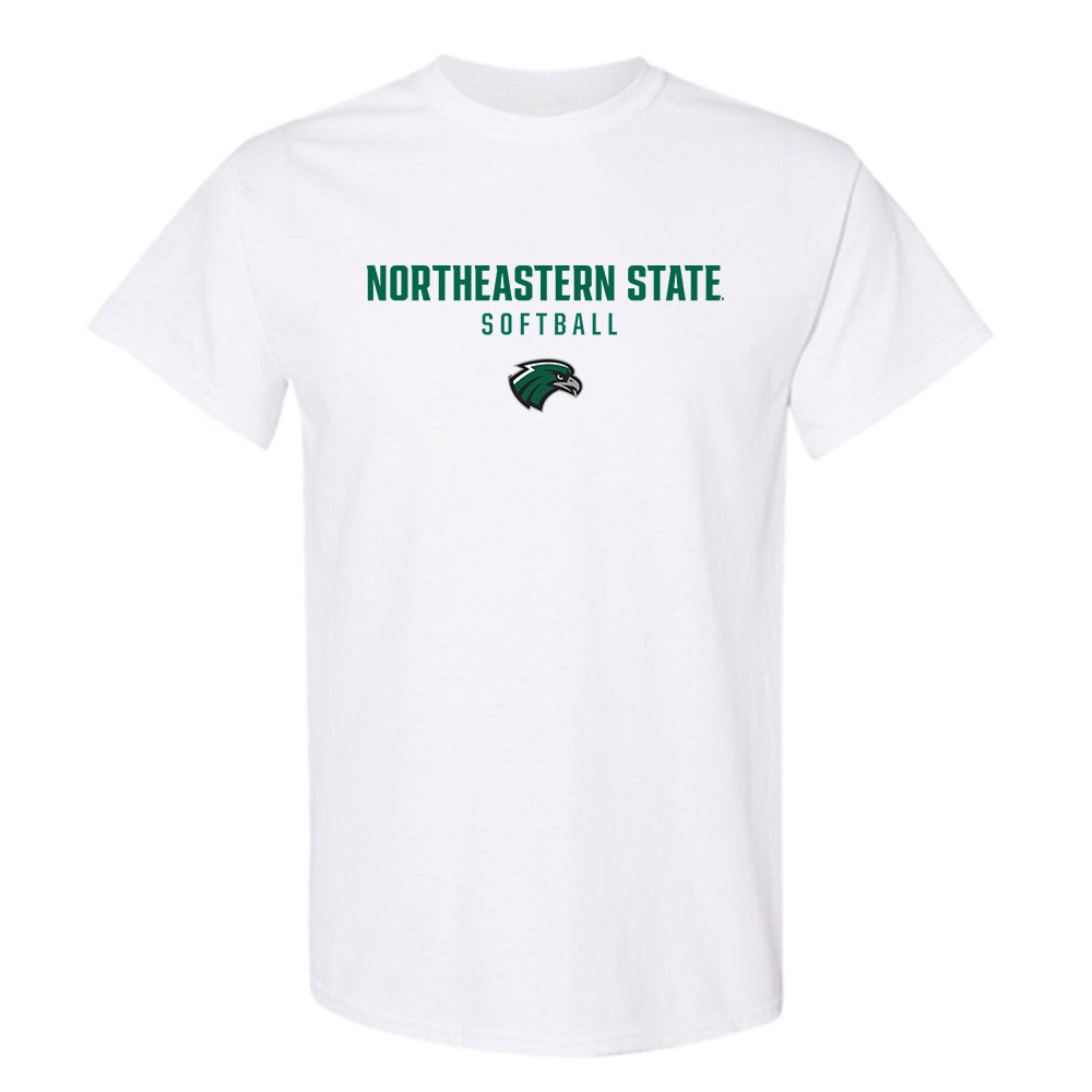 Northeastern State - NCAA Softball : Macie Sawney - Classic Shersey T-Shirt-0