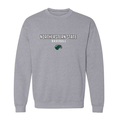 Northeastern State - NCAA Baseball : Brazen Bockius - Classic Shersey Crewneck Sweatshirt-0