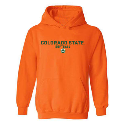 Colorado State - NCAA Softball : Kaylynn English - Hooded Sweatshirt Classic Shersey