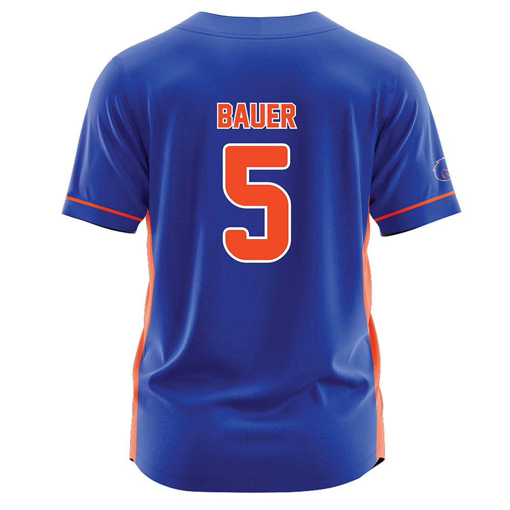 Boise State - NCAA Softball : Olivia Bauer - Blue Jersey-1
