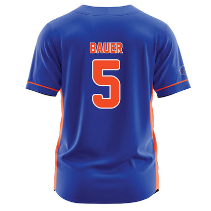 Boise State - NCAA Softball : Olivia Bauer - Blue Jersey-1