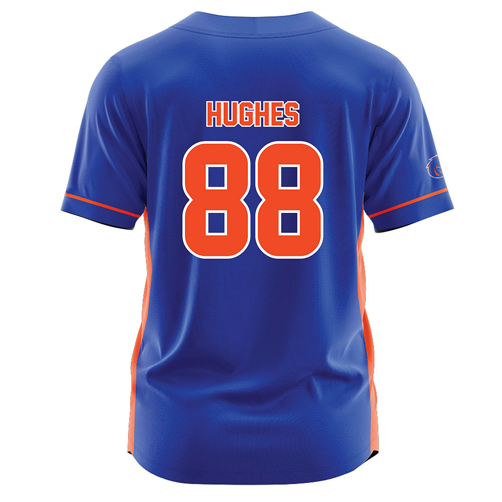 Boise State - NCAA Softball : Chloe Hughes - Blue Jersey-1